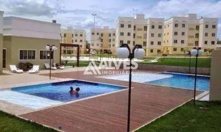 APARTAMENTO COM 2 QUARTOS EM CONDOMÍNIO FECHADO NO 2º ANDAR
