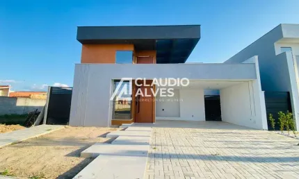 CASA COM 3 SUÍTES E ÁERA COM GOURMET EM CONDOMÍNIO DE ALTO PADRÃO