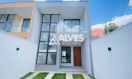 CASA COM 3 SUÍTES CLOSET VARANDA E ÁREA GOURMET NO BAIRRO CIDADE NOVA