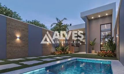 CASA COM 3 QUARTOS SENDO 1 SUÍTE MASTER E ESPAÇO GOURMET