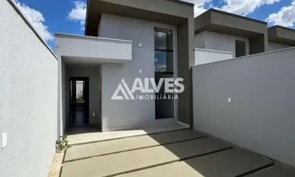 Casa com 3 quartos sendo 1 suíte  e área gourmet no bairro sim