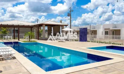 Apartamento mobiliado com 2 quartos condomínio parque flora