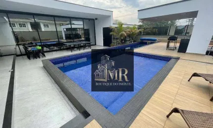 Alphaville campinas - casa térrea para venda! casa nova com ótima planta disposição. meio de condomínio, muito bem localizada.