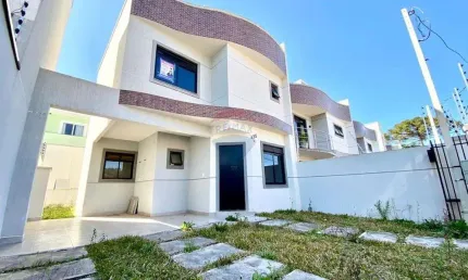 'IMPERDÍVEL: Sobrado novo com 3 quartos, 2 vagas e terraço no bairro Uberaba'