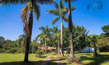 Chácara com 3 dormitórios à venda, 22476 m² por r$ 2.300.000,00 - chácara das planície - araçoiaba da serra/sp