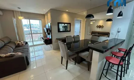 Apartamento para alugar, MOBILIADO,, 85 m² por R$ 4.500/mês - Ilhas do Mediterrâneo - Itu/SP