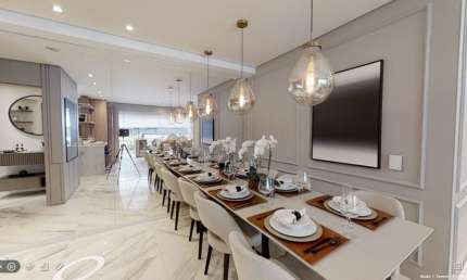Apartamento para venda com 122 metros quadrados com 3 quartos