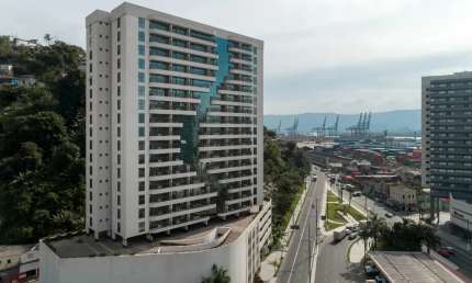 Sala comercial com 2 salas à venda na Avenida Getúlio Dornelles Vargas, 230, Valongo, Santos