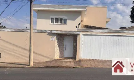 Casa com 4 dormitórios, 422 m² - venda por r$ 1.800.000,00 ou aluguel por r$ 12.000,00/mês - fátima ii - pouso alegre/mg