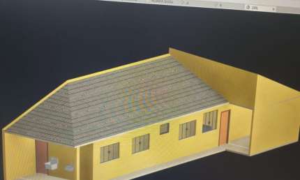 casa c/ 3 quartos, corredor lateral, jardim ouro verde 3, 74 m² construção, 308 m² terreno, sarandi