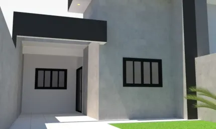 Casa c/ 3 quartos, 35 mil entrada, documentação grátis, jardim itália, marialva
