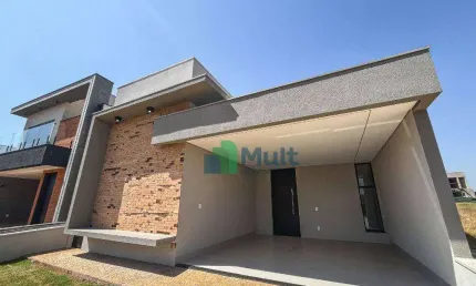 Casa Nova Térrea em Condomínio Fechado localizado no Vivendas da Mata com 259,42m² de terreno e 151,22m² de área construída.