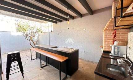Casa com 3 dormitórios, 168 m²  - Bonfim Paulista - Ribeirão Preto/SP