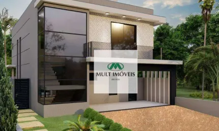 Casa com 3 dormitórios à venda, 192 m²  - Quinta da Primavera - Ribeirão Preto/SP