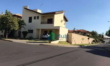 Sobrado em condomínio fechado localizado em bonfim paulista com terreno de 759,80m² e 192,14m² de área útil.