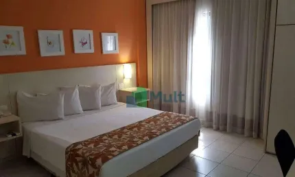 Flat a Venda no Hotel Nobile Inn Ribeirão Preto em ótima localização à 300 metros da Avenida 9 de Julho, próximo ao Shopping Santa Úrsula.