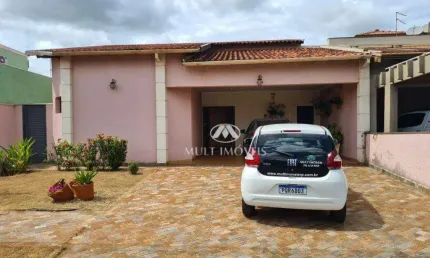 Casa Térrea localizada no Condomínio Haras Country Village - Jardinópolis SP, com terreno de 300m² e 160m² de construção.