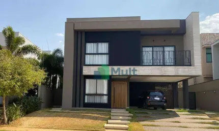 Sobrado em condomínio fechado de alto padrão em excelente localização em bonfim paulista com 487m² de terreno e 350,85m² de construção.