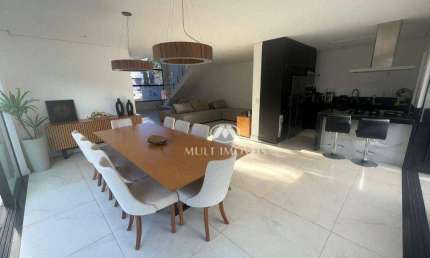 Sobrado de Alto Padrão em Condomínio Fechado em Bonfim Paulista -SP com terreno de 275m² e 229,28m² de área construída.