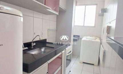Apartamento com 2 dormitórios para alugar, 45 m²  - Nova Aliança - Ribeirão Preto/SP