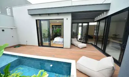 Casa de condomínio com três suites e escritório Indaiatuba