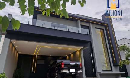 Casa em condomínio fechado com 4 quartos à venda na Rua Vereador Araldo Bertani, --, Residencial Central Parque, Salto por R$ 1.700.000