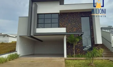 Casa em condomínio fechado com 3 quartos à venda na Rua Professora Maria Anunciação Carvalho de Souza, --, Reserva Central Parque, Salto por R$ 1.250.000