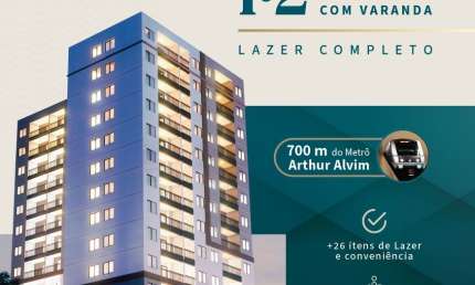 Apartamento com 2 quartos à venda na Artur Alvim, São Paulo 