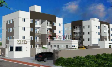 Apartamento com 2 dormitórios à venda, 55 m² por R$ 280.000,00 - Jardim Colonial - São José dos Campos/SP