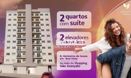 Apartamento com 2 dormitórios à venda, 57 m² por R$ 247.000,00 - Boa Vista - São Gonçalo/RJ