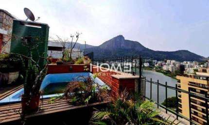 Cobertura com 3 dormitórios à venda, 180 m² por R$ 3.500.000,00 - Lagoa - Rio de Janeiro/RJ