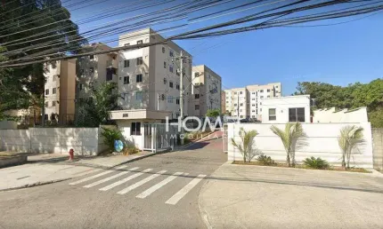 Apartamento com 2 dormitórios à venda, 41 m² por r$ 90.000,00 - campo grande - rio de janeiro/rj