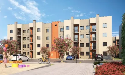Apartamento na planta em condomínio no paranaguamirim
