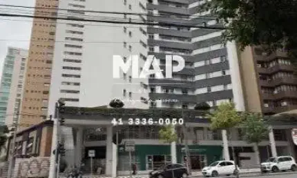 Sala comercial para alugar na avenida república argentina, 357, água verde, curitiba por r$ 1.400