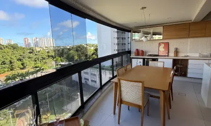 Alphaville 1 ALUGO I 2 quartos + Closet, 1 suíte I 90 m² I Mobiliado I 2 vagas