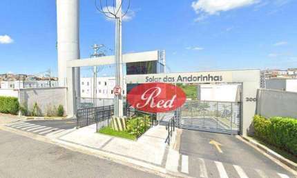 Solar das Andorinhas. Apartamento com 2 dormitórios à venda, 39 m² por R$ 196.000 - Jardim Europa - Suzano/SP
