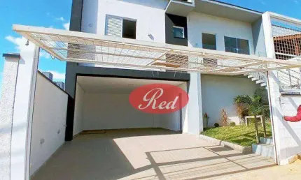 Casa nova com 3 dormitórios à venda, 110 m² por R$ 585.000 - Vila São Paulo - Mogi das Cruzes/SP