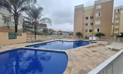 Apartamento para locação em jandira, vila ercília, 2 dormitórios, 1 banheiro, 1 vaga