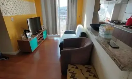 Apartamento para locação em jandira, vila ercília, 2 dormitórios, 1 banheiro, 1 vaga