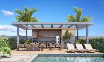 Apartamento garden de 3 quartos, sendo 1 suíte, no pontal oceânico