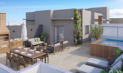 cobertura Duplex a venda possui 112 m2 com 2 quartos sendo 1 suíte