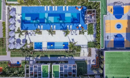 Apartamento de três quartos sendo 1 suite Espetacular num condomínio clube na tijuca