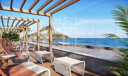 Cobertura Linear pé na Areia do recreio dos Bandeirantes