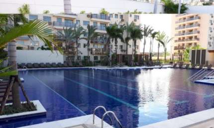 Apartamento de 3 quartos sendo 1 suíte em condomínio clube  na Barra