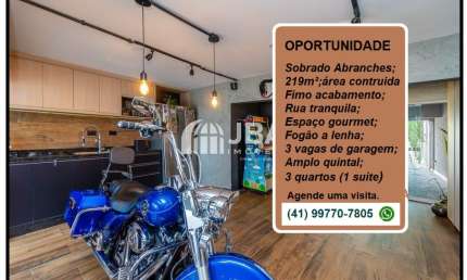 Casa com 3 quartos à venda na Rua Hermenegildo de Lara, 198, Abranches, Curitiba