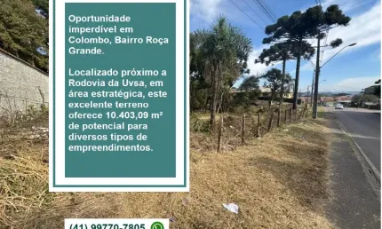 Terreno à venda na Rua Guilherme Weigert, s/n, Roça Grande, Colombo