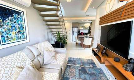 Cobertura com 3 dormitórios à venda, 90 m² por R$ 1.300.000,00 - Coqueiros - Florianópolis/SC