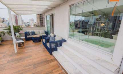 Cobertura com 3 dormitórios para alugar, 230 m² por R$ 10.967,00/mês - Canto - Florianópolis/SC