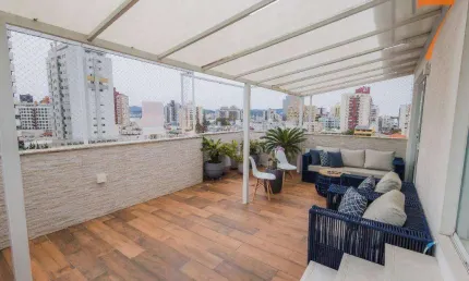 Cobertura com 3 dormitórios para alugar, 230 m² por r$ 10.967,00/mês - canto - florianópolis/sc