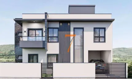 Sobrado com 3 dormitórios à venda, 110 m² por R$ 570.000,00 - Sertão do Maruim - São José/SC